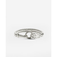 Buddha to Buddha Armband J453 Ben XS Slang Zilver