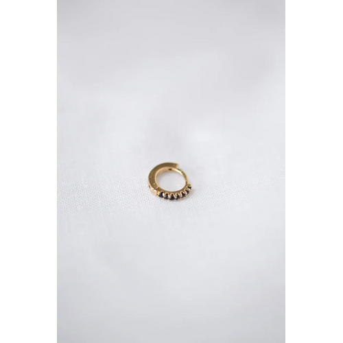 Bobby Rose Bobby Rose Oorbellen Classic Small Black