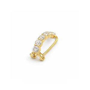 Bobby Rose Bobby Rose Oorbellen  Strass Earcuff