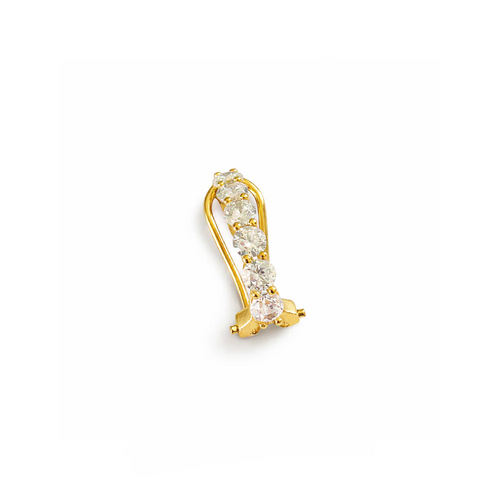 Bobby Rose Bobby Rose Oorbellen  Strass Earcuff