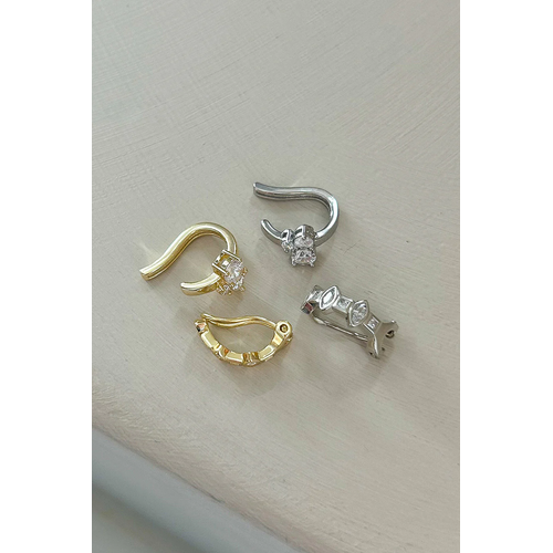 Bobby Rose Bobby Rose Oorbellen  Star Clip Earcuff