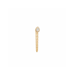 Bobby Rose Bobby Rose Oorbellen Gemshine White