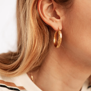 Bobby Rose Bobby Rose Oorbellen Oval Leaf