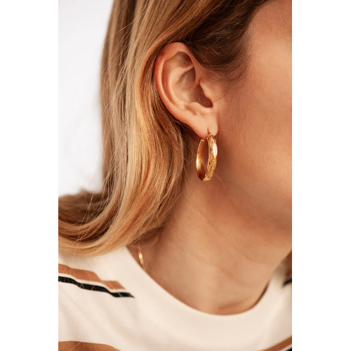 Bobby Rose Bobby Rose Oorbellen Oval Leaf