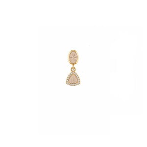 Bobby Rose Bobby Rose Oorbellen Glam Stud Champagne Bobby Rose Bobby Rose Oorbellen Glam Stud Champagne