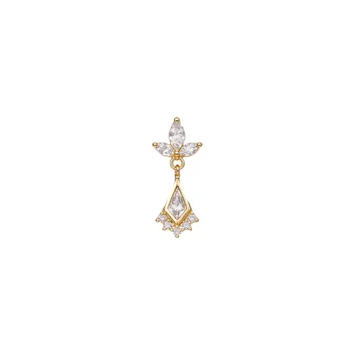 Bobby Rose Bobby Rose Oorbellen Bohemian White