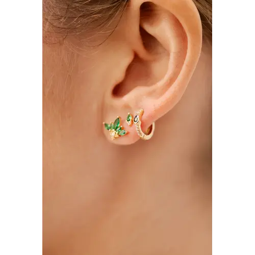 Bobby Rose Bobby Rose Oorbel Flower Stud Green Bobby Rose Bobby Rose Oorbel Flower Stud Green