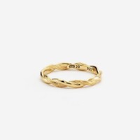 Buddha to Buddha Ring 346GV Katja Stacking Ring Twist