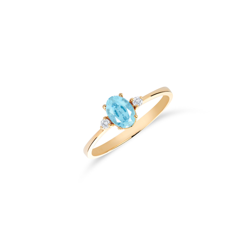 Miss Spring Miss Spring Ring Helena Blue Topaz MSR583-BT Miss Spring Miss Spring Ring Helena Blue Topaz MSR583-BT