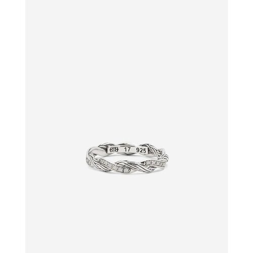 Buddha to Buddha Buddha to Buddha Ring 406DI Stacking Katja Twist Diamant Zilver Buddha to Buddha Buddha to Buddha Ring 406DI Stacking Katja Twist Diamant Zilver