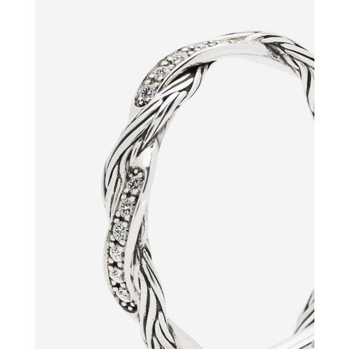 Buddha to Buddha Buddha to Buddha Ring 406DI Stacking Katja Twist Diamant Zilver Buddha to Buddha Buddha to Buddha Ring 406DI Stacking Katja Twist Diamant Zilver