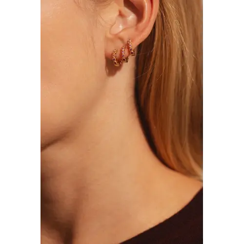 Bobby Rose Bobby Rose Oorbellen Swarowski Clip Multi Pink Bobby Rose Bobby Rose Oorbellen Swarowski Clip Multi Pink