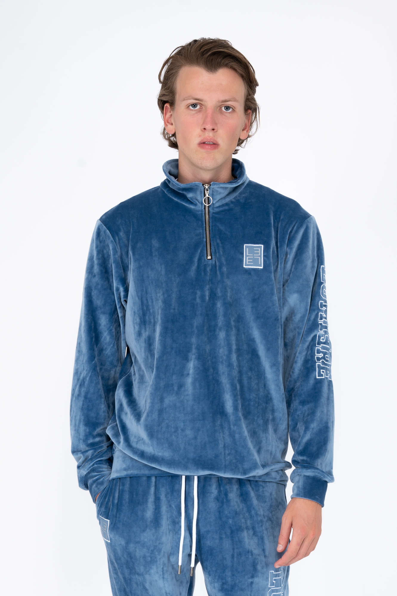 baby velour tracksuit