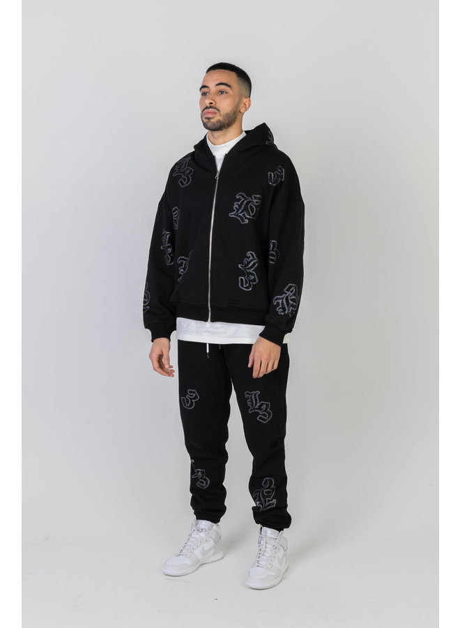 velour rhinestone tracksuits