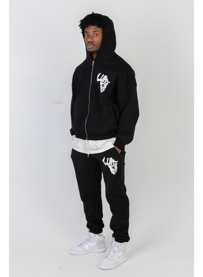 African Logo Tracksuit Black