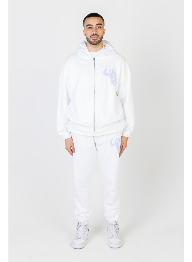 African Logo Tracksuit White