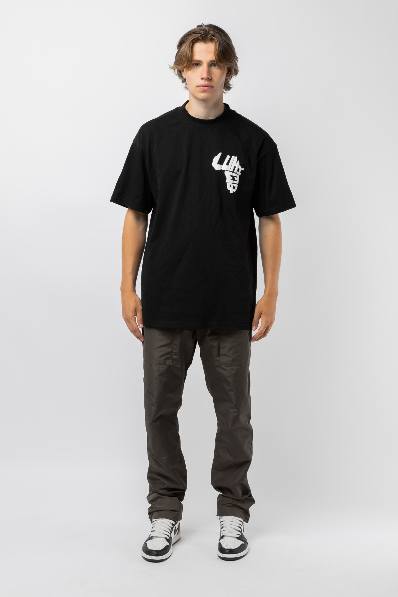 Multi Logo T-shirt Black - LUMI3RE