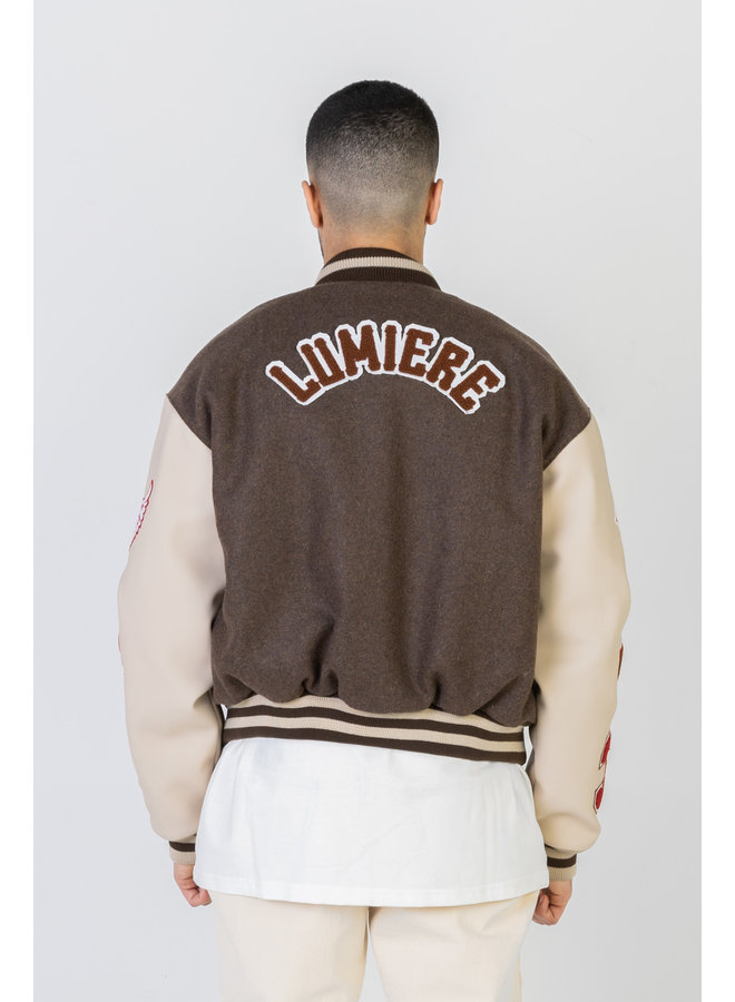 Multi-Patch College Jacket