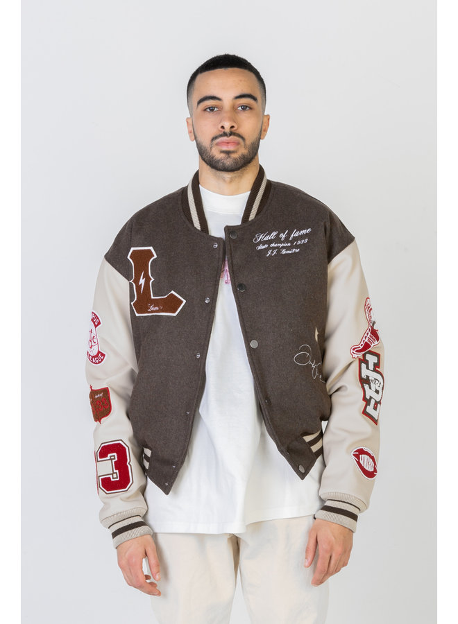 Multi-Patch College Jacket