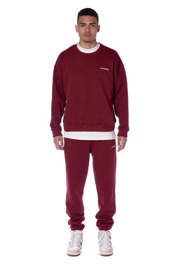 Lumi3re rubber burgundy-red hoodless