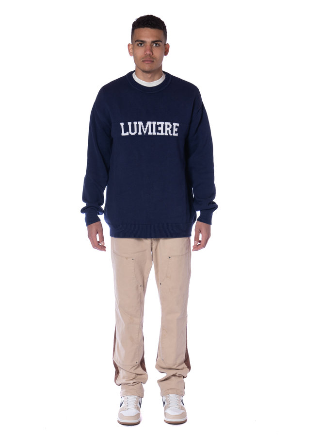 Lumi3re knitwear pullover dark blue