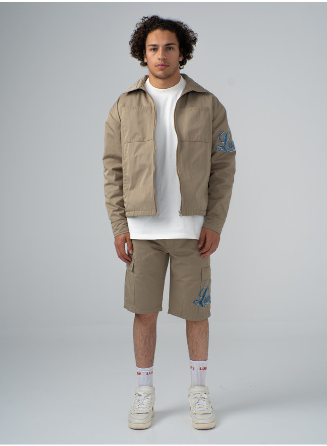 Cargo Worker Shorts Beige