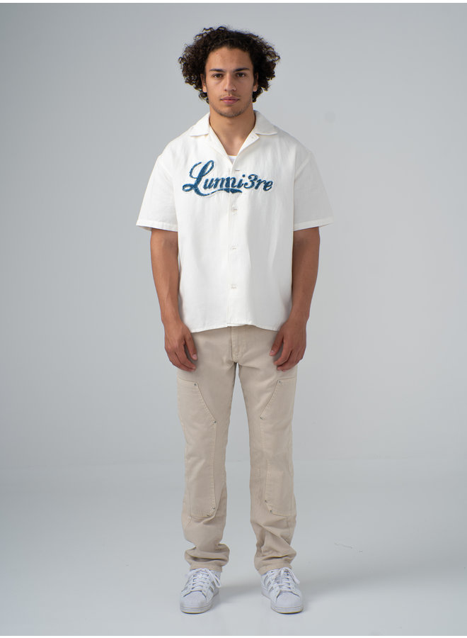 Lumi3re Denim Short-Sleeved Shirt