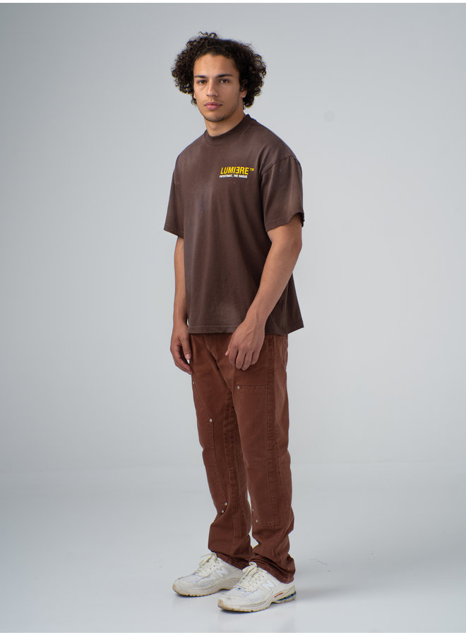 TM Logo T-shirt Brown