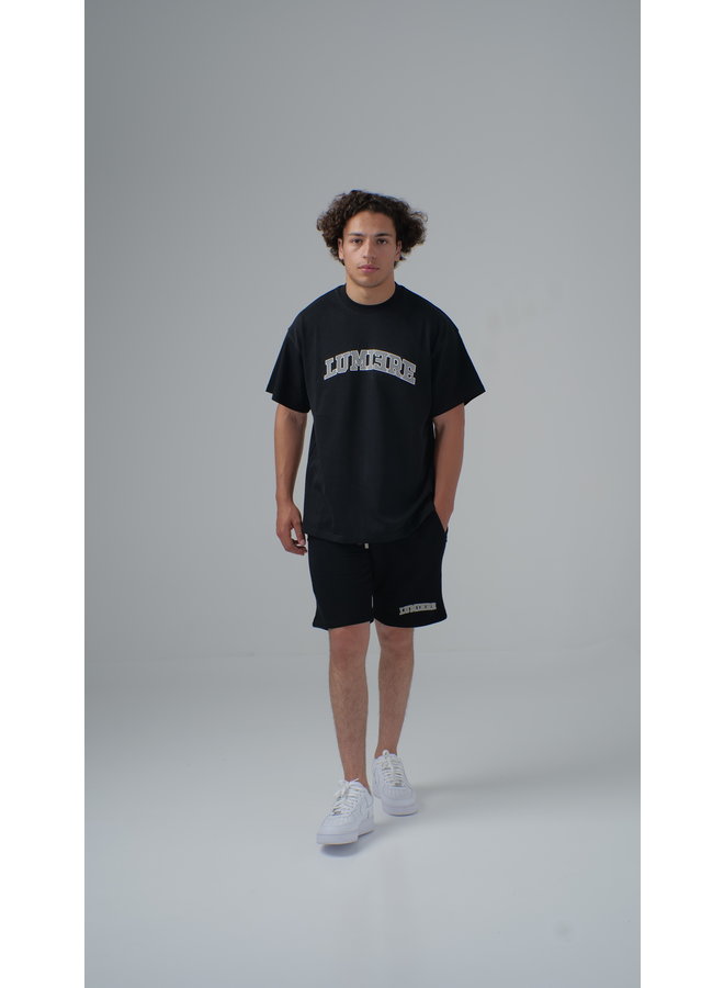 Lumi3re 3D Logo Rubber T-Shirt Black