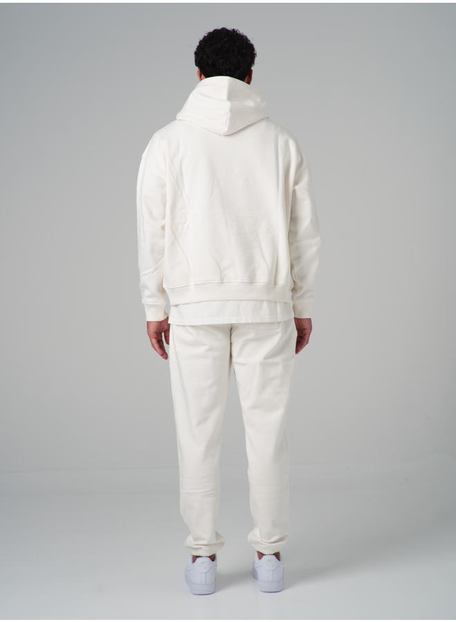 Lumi3re Curved Logo Tracksuit Off White