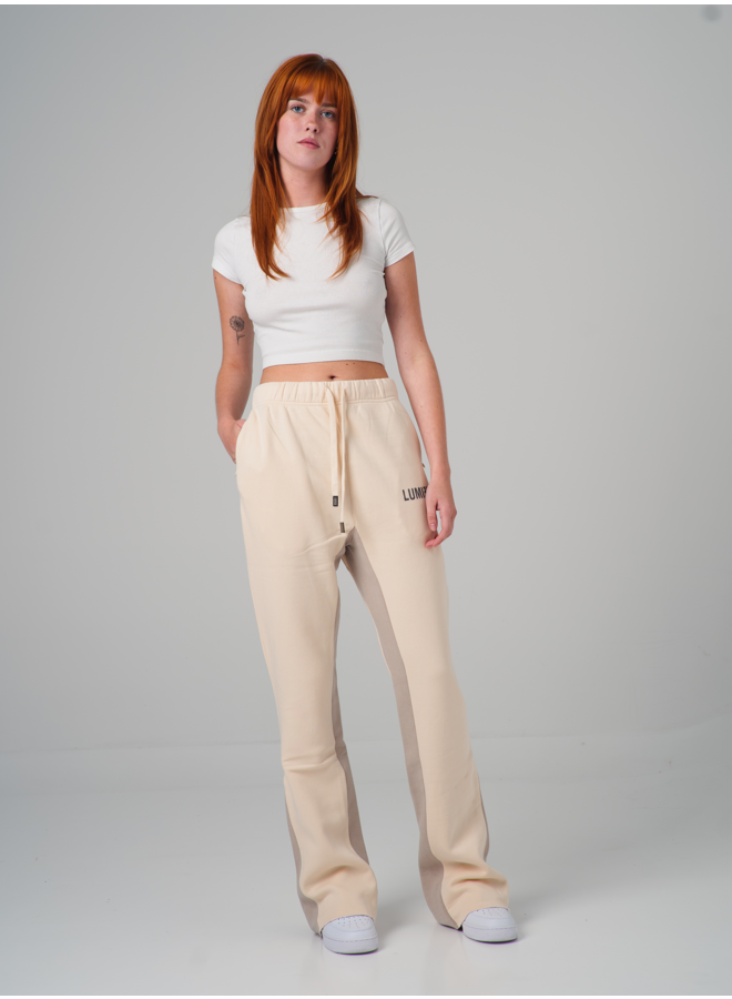 TM Logo Flare Sweatpants Beige (Women)