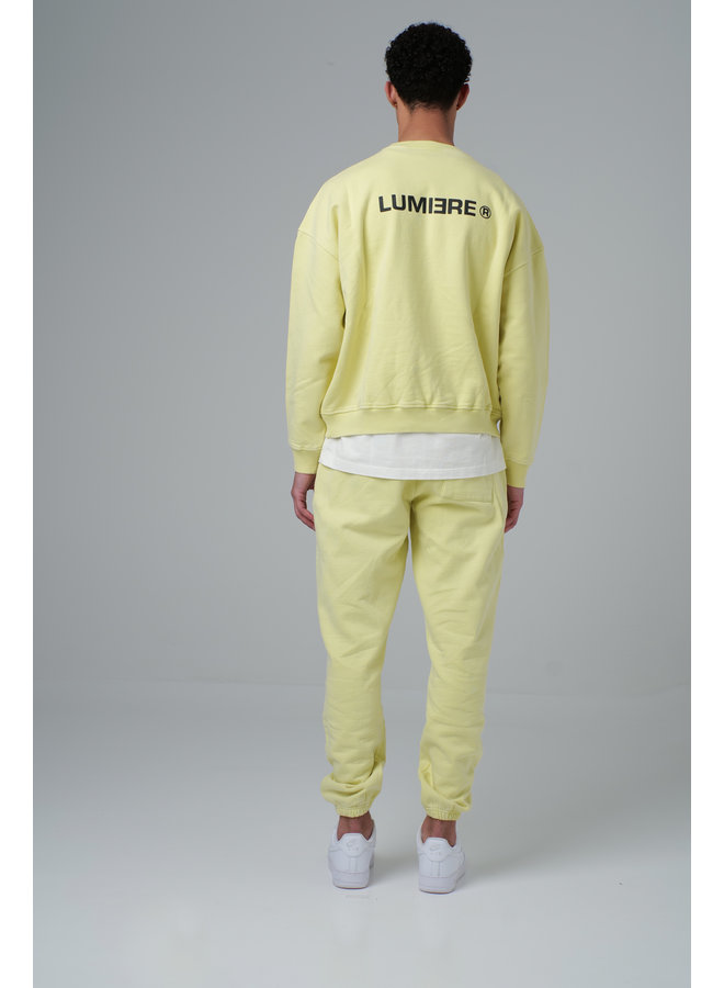 Organic Washed Yellow  Hoodless