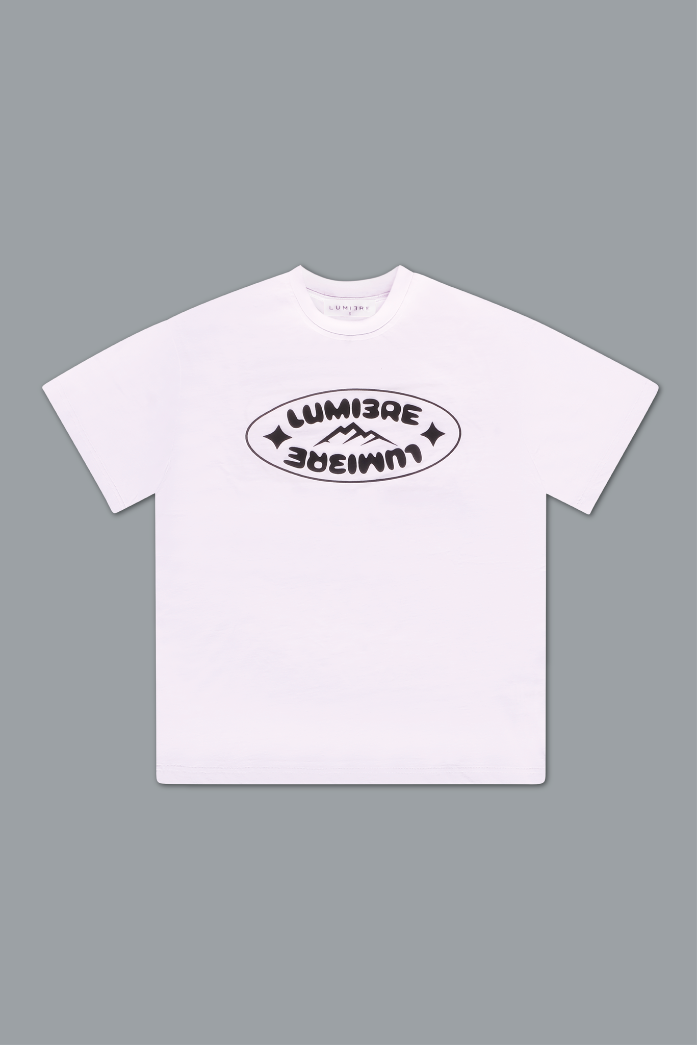Mountains 3D T-shirt White - LUMI3RE