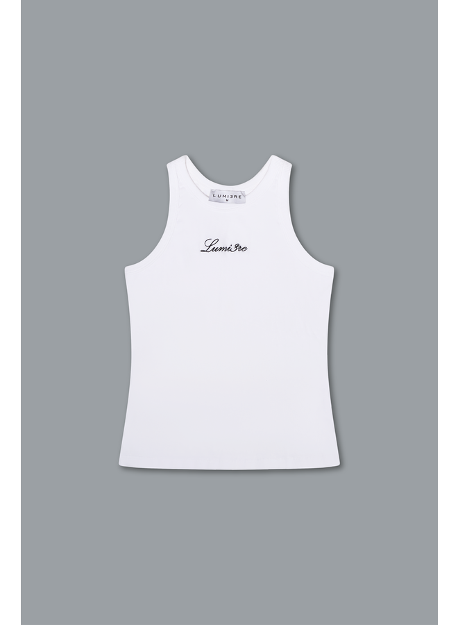 Lumi3re Cotton Tank Top White (Women)