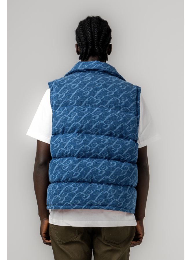 L3 Monogram Bodywarmer Denim