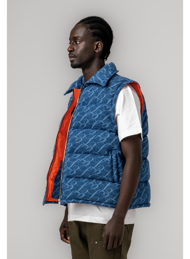 L3 Monogram Bodywarmer Denim