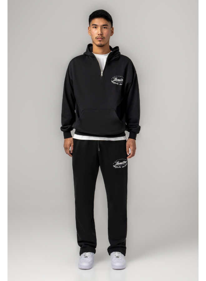 Race Team Hooded Tracksuit Black