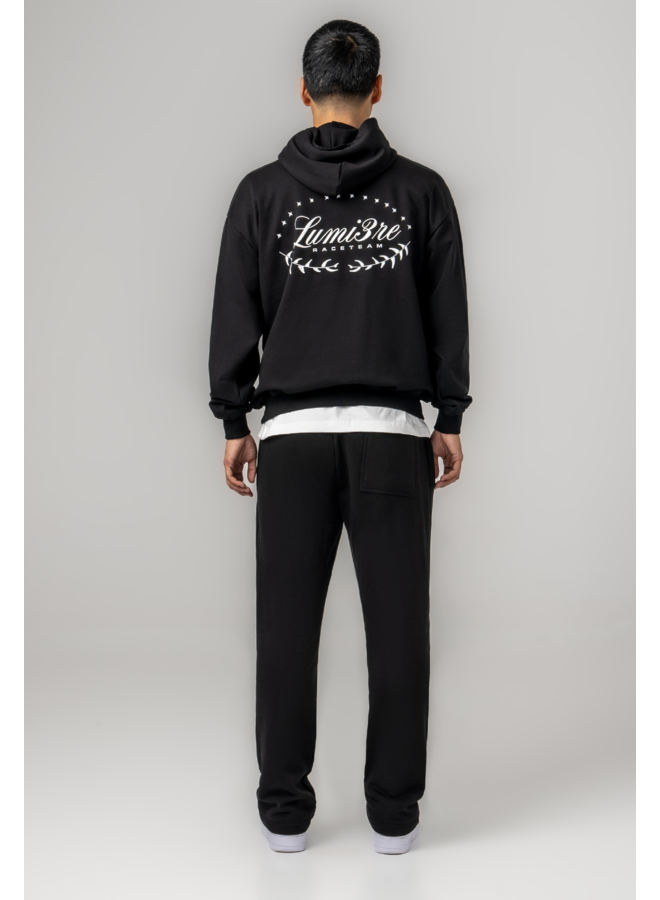 Race Team Hooded Tracksuit Black