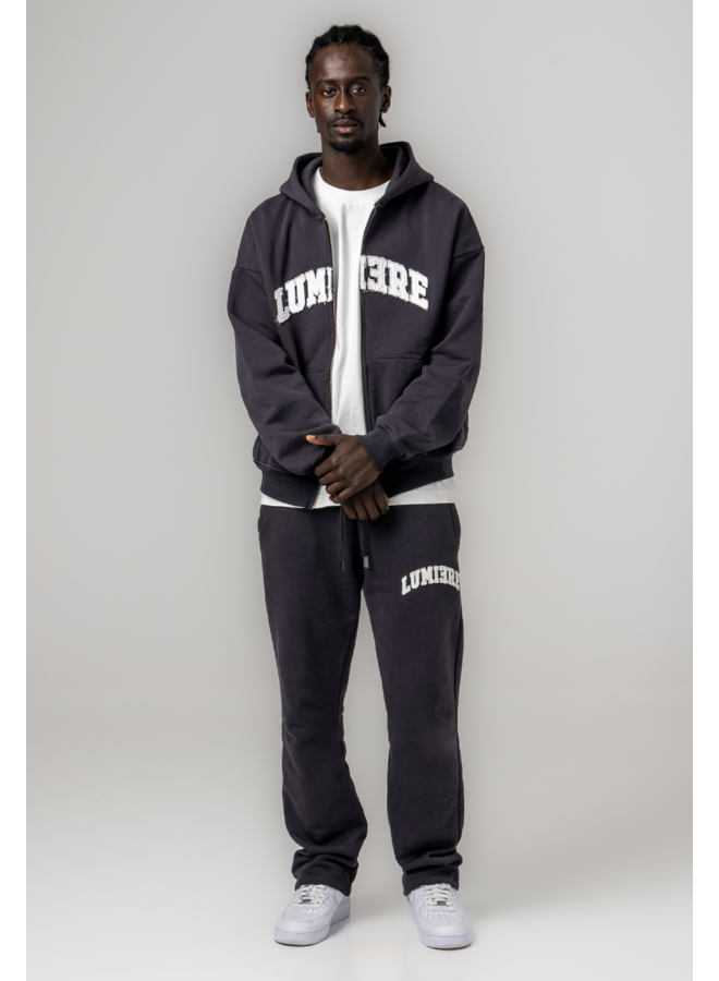 College Zipper Tracksuit Anthracite