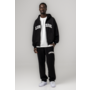 College Zipper Tracksuit Black