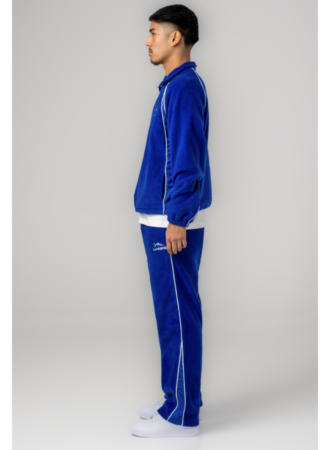 Fleece Tracksuit Blue Hoodless - LUMI3RE