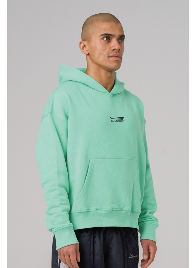 Fly Logo Hoodie Green