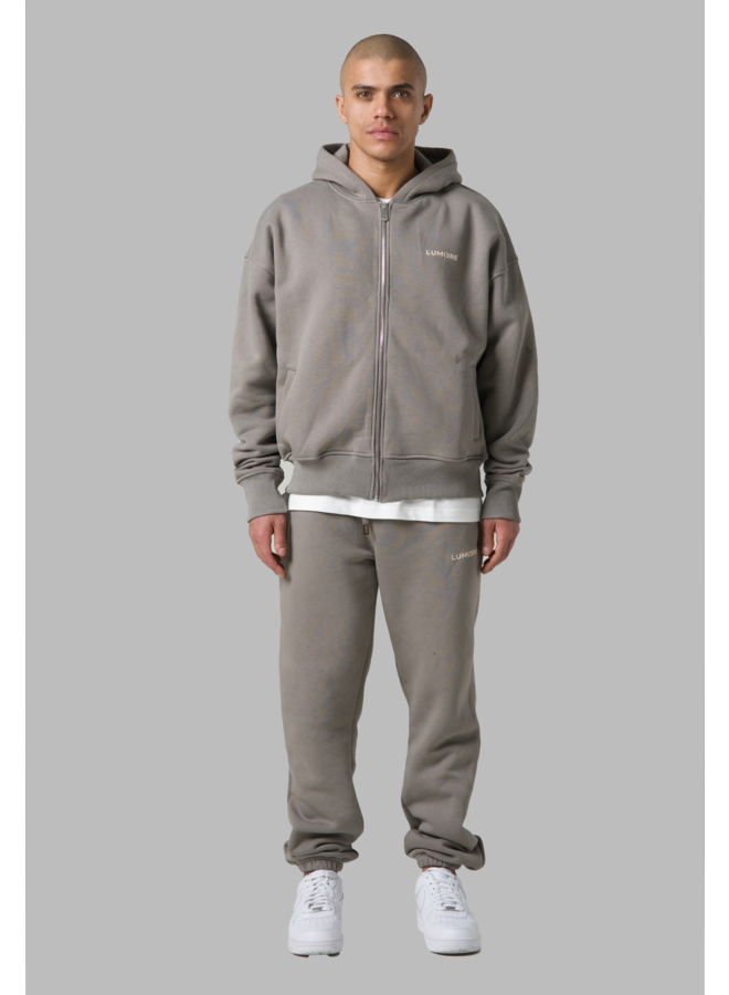 Lumi3re  Zipper Tracksuit Greenish