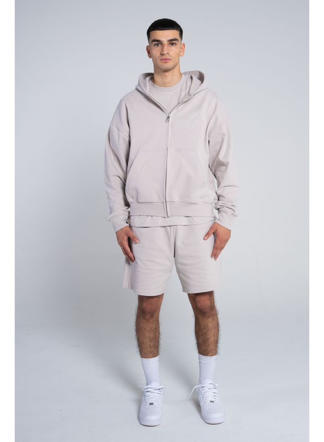 Puff L3 Zipper Hoodie Sand