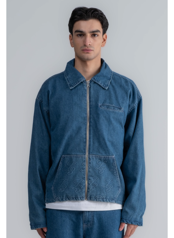 L3 Monogram Cargo Jacket Denim