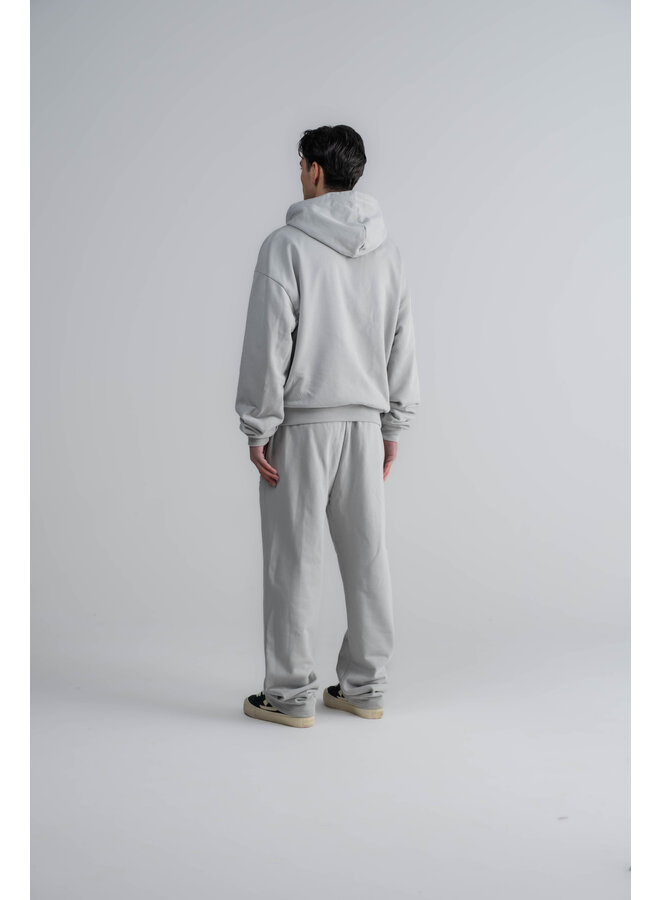 Embossed Pants Light Grey