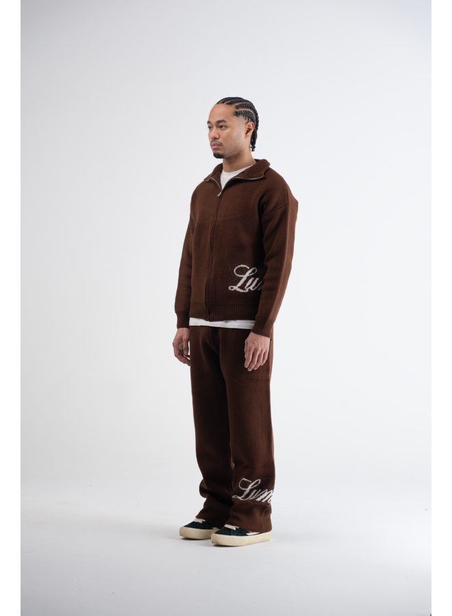 Lumi3re Knitted Pants Brown