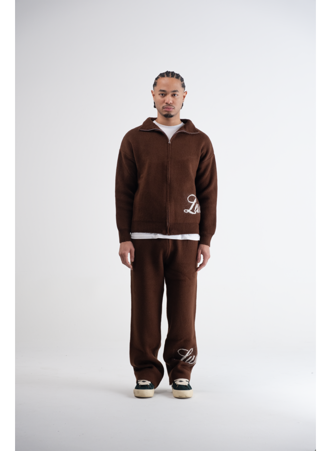 Lumi3re Knitted Pants Brown