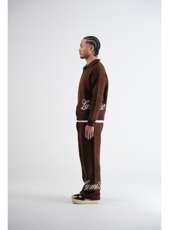 Lumi3re Knitted Pants Brown