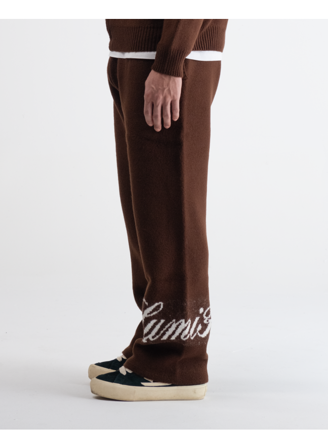 Lumi3re Knitted Pants Brown